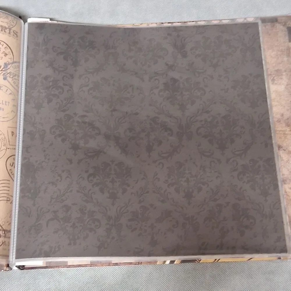 Recollections Explore 12x12 Scrapbook Album Kit 95 Pcs Post Bound 20 Pages New